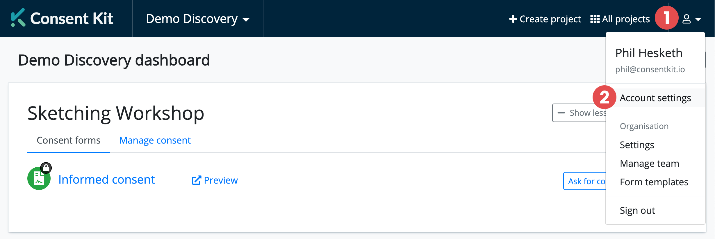 How to find it, steps 1 and 2